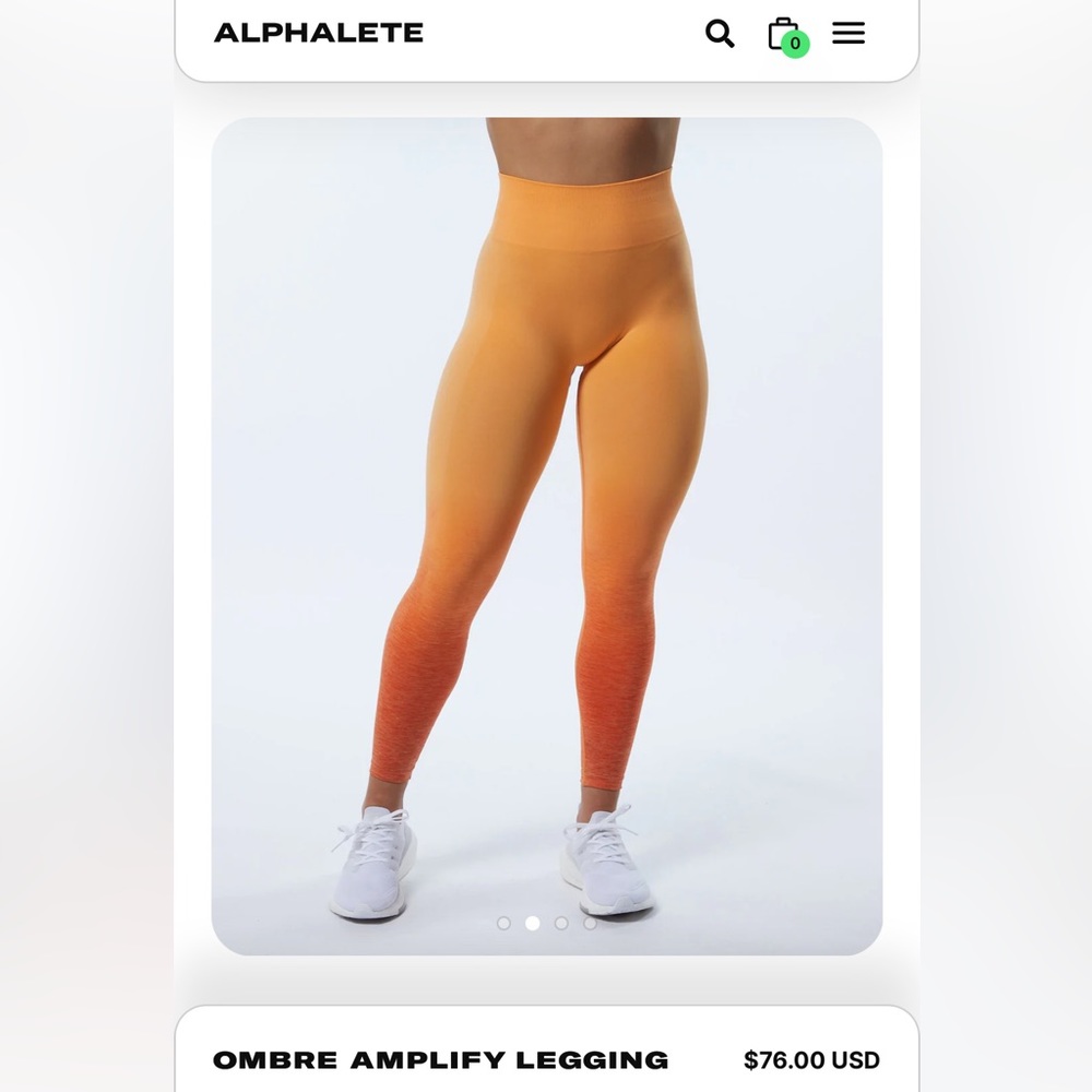 Alphalete ombre amplify leggings